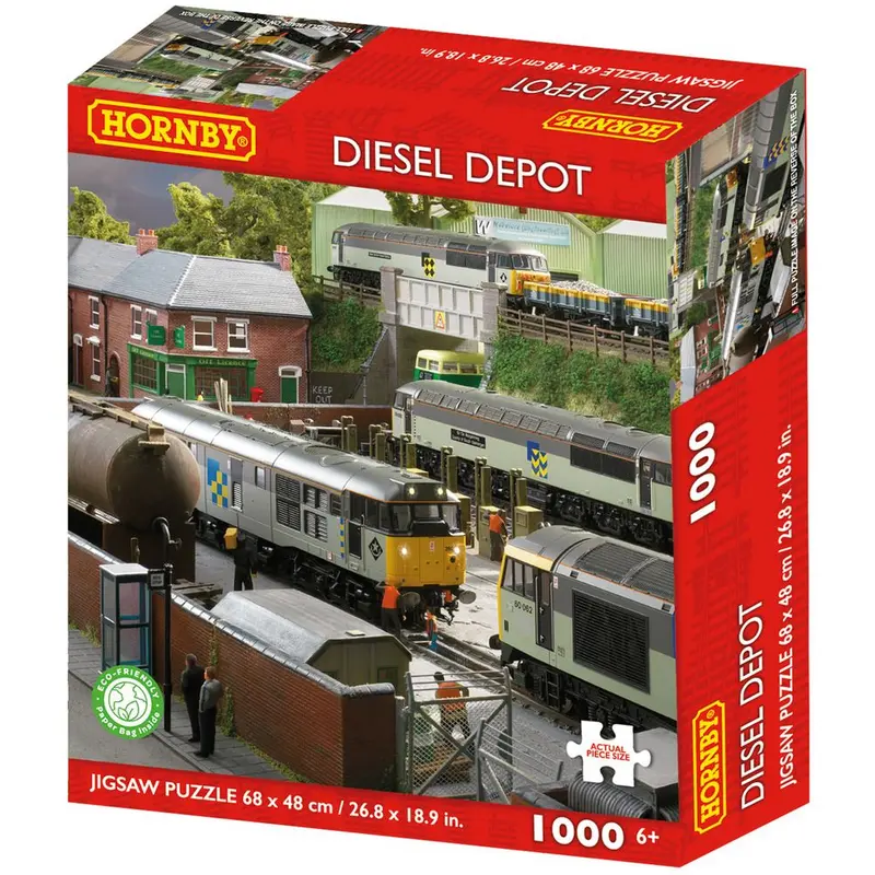Hornby Diesel Depot 1000 Piece Jigsaw Puzzle