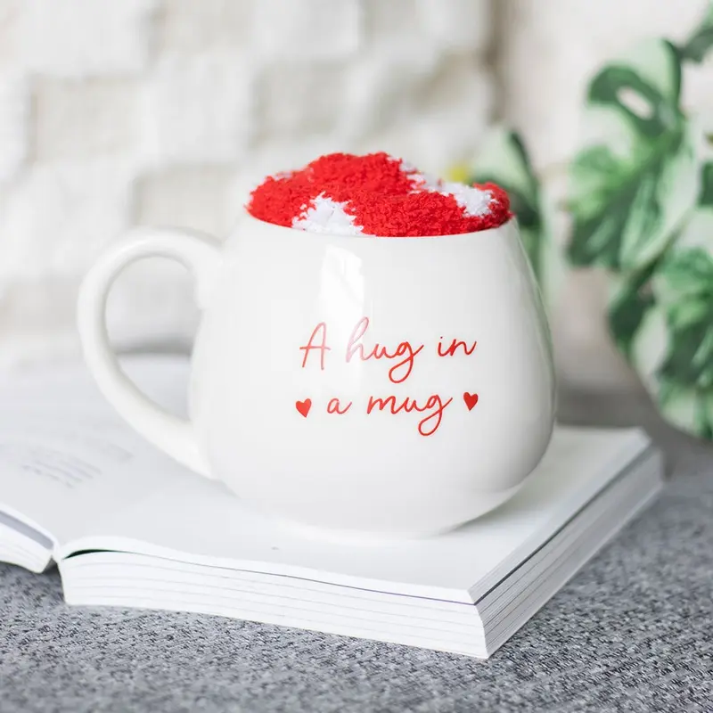 Hug In A Mug - Mug & Sock Set