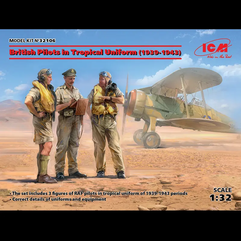 ICM British Pilots in Tropical Uniform (1939-1943) - 1