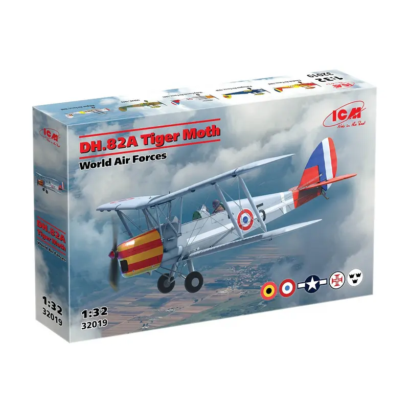 ICM DH.82A Tiger Moth Of The World Air Forces | 1