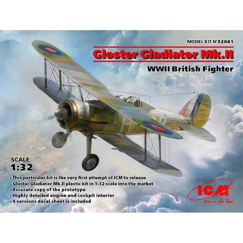 ICM Gloster Gladiator Mk.II Scale Model