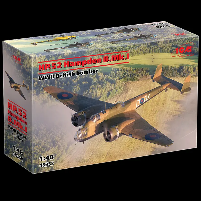 ICM HP.52 Hampden B.Mk.I WWII British Bomber | 1