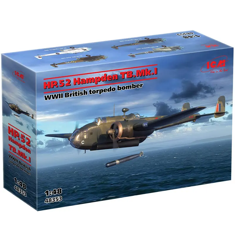 ICM HP.52 Hampden TB.Mk.I WWII British Torpedo Bomber | 1