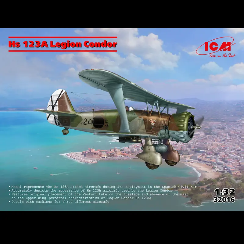 ICM Hs 123A-1 Legion Condor Attack Aircraft | 1