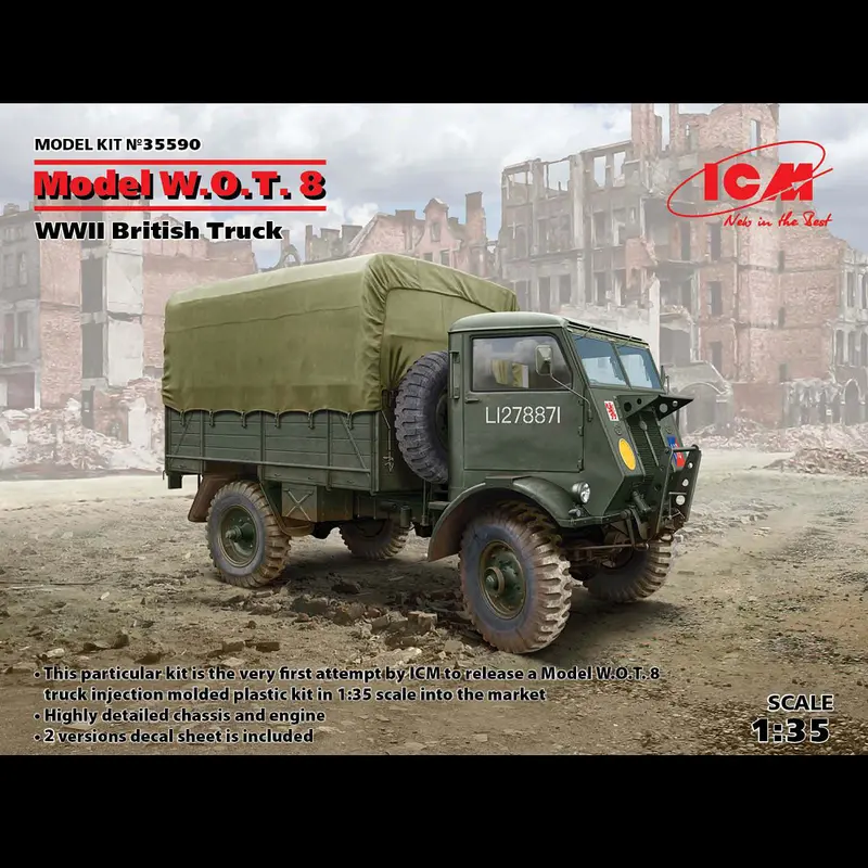 ICM Model W.O.T. 8 WWII British Truck - 1