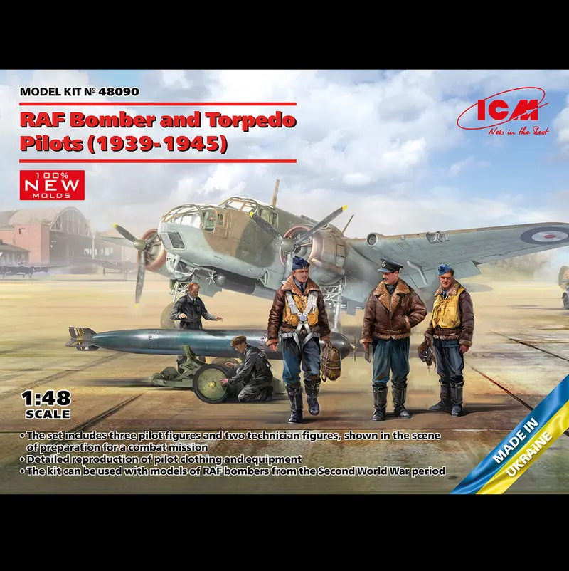 ICM RAF Bomber and Torpedo Pilots (1939-1945) - 1