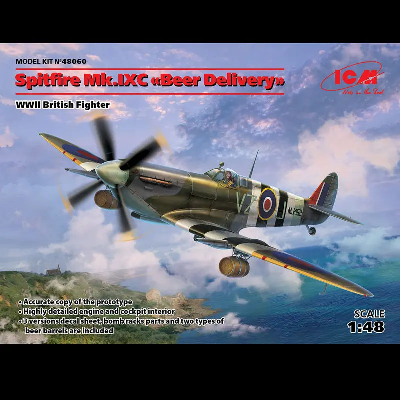 ICM Spitfire Mk.IXC “Beer Delivery” WWII British Fighter - 1