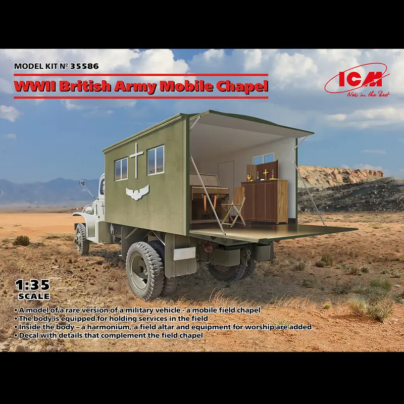 ICM WWII British Army Mobile Chapel - 1
