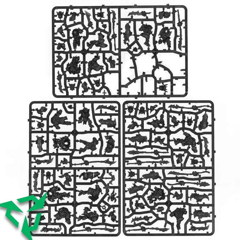 Incomplete Orruk Ardboyz Sprues