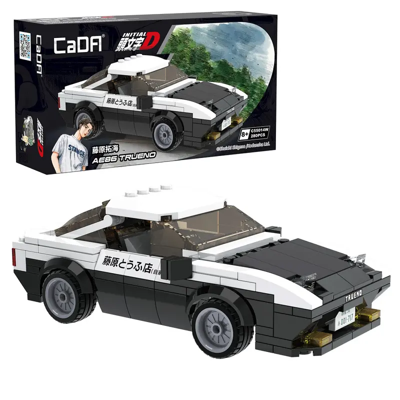 Initial D Toyota Trueno AE86 Car - CaDA Brick Model Kit