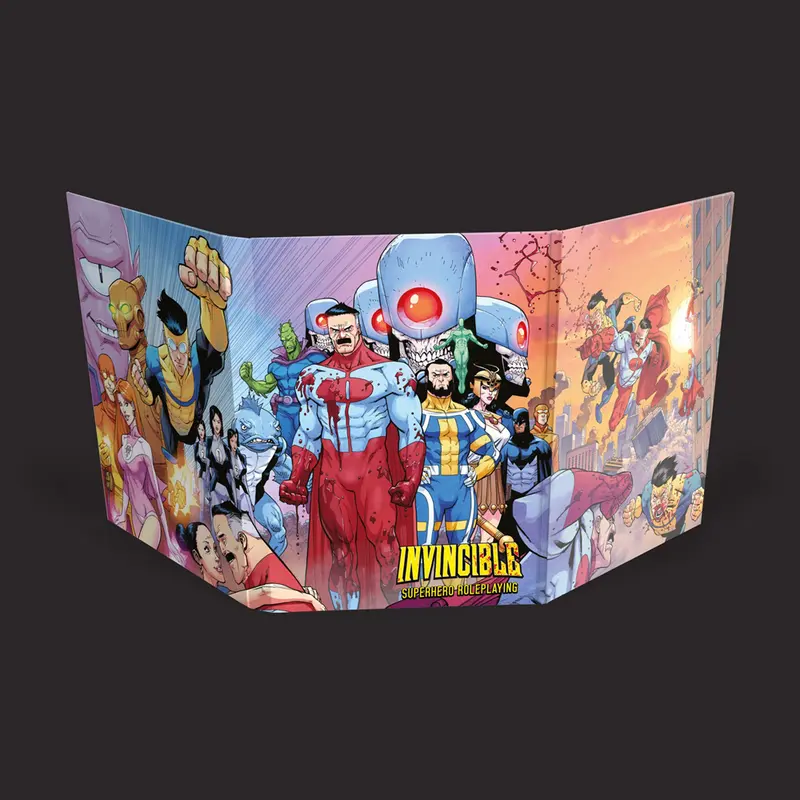 Invincible Superhero Roleplaying GM Screen Deluxe Gamemaster Screen