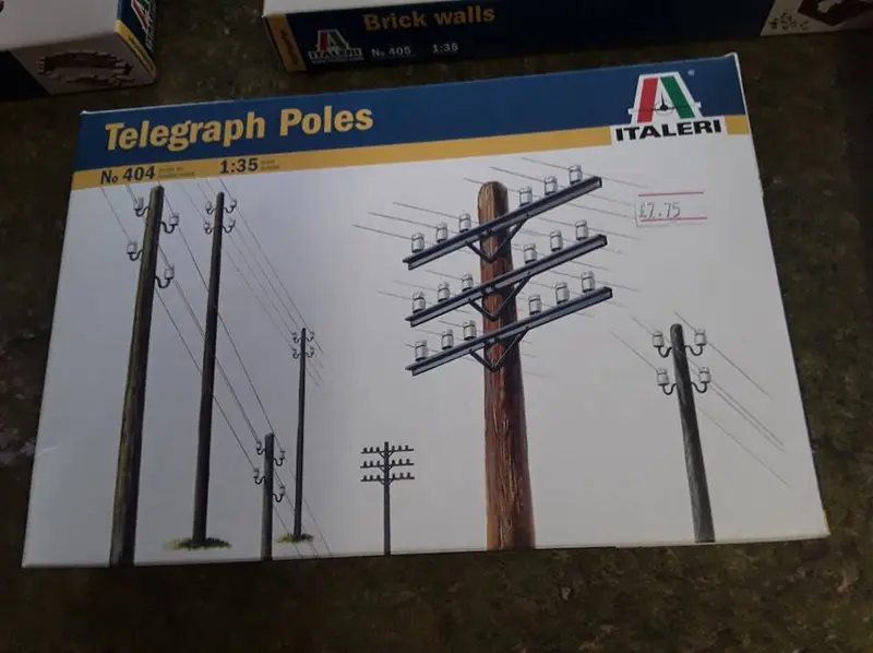 Italeri 1/35 - Telegraph Poles No. 404