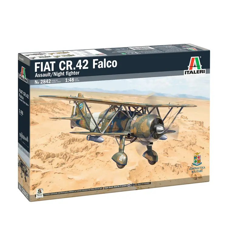 Italeri FIAT CR.42 Falco Assault/Night Fighter | 1