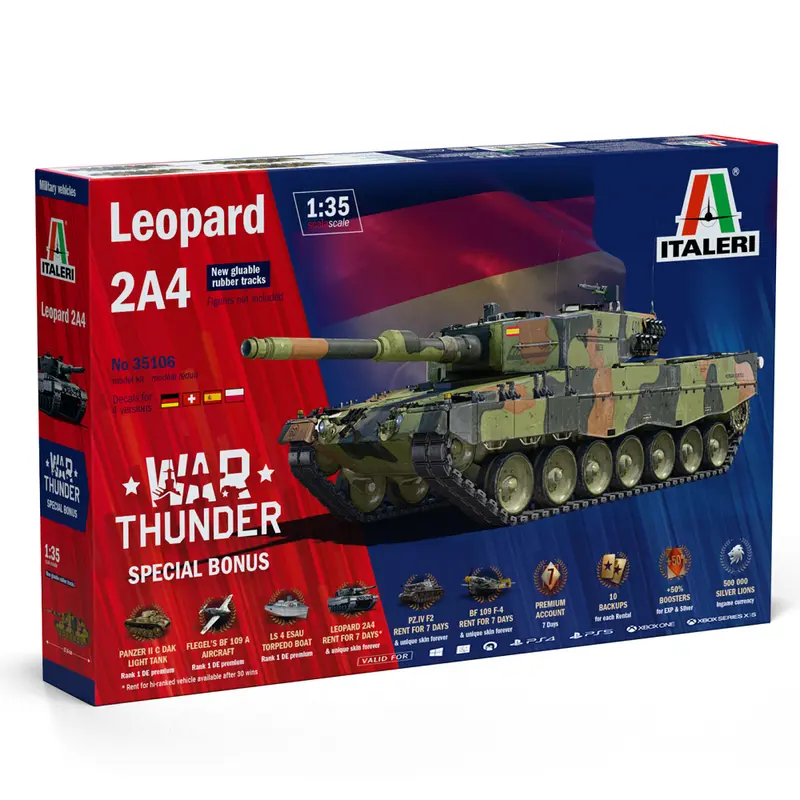 Italeri Leopard 2A4 Tank | 1