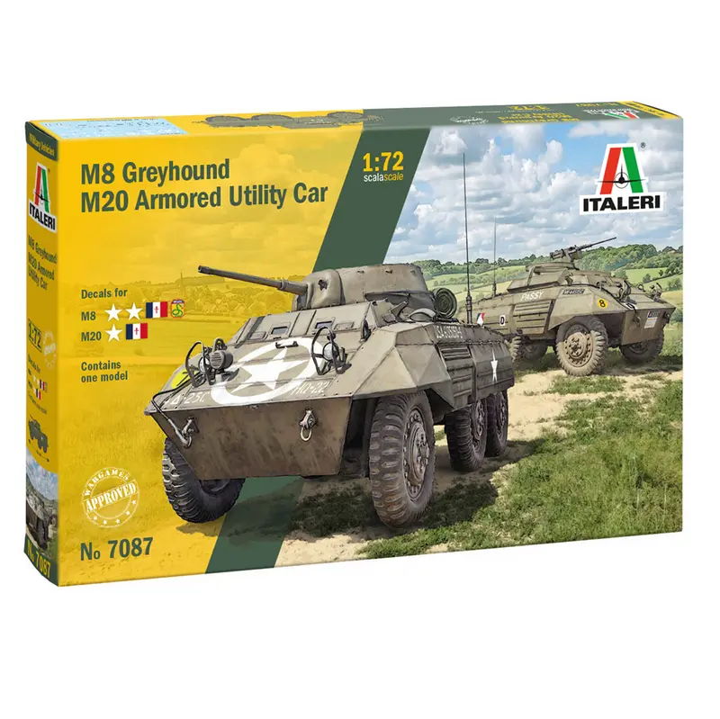 Italeri M8 Greyhound M20 Armoured Car - 1