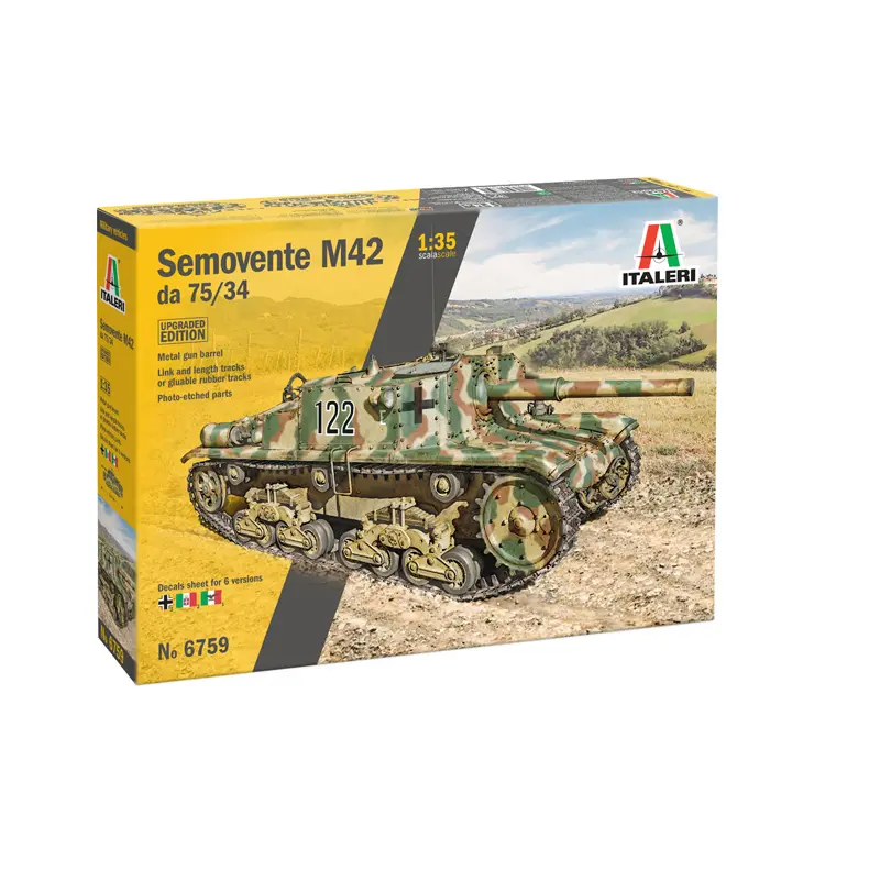 Italeri Semovente M42 da 75/34 Upgraded Edition | 1
