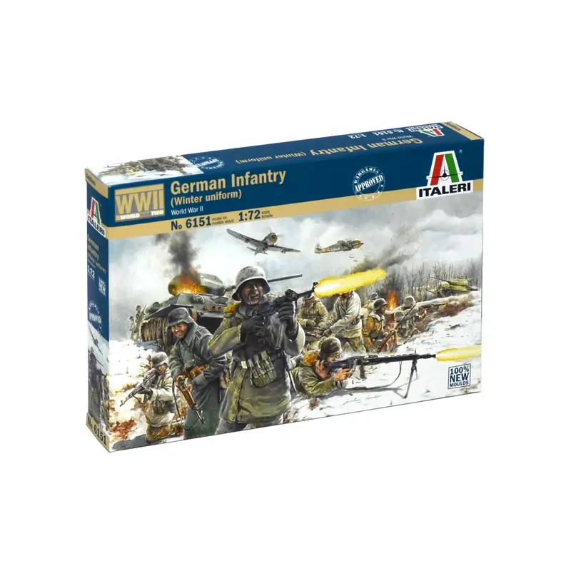 Italeri Winter German Infantry 1/72 Scale Figures