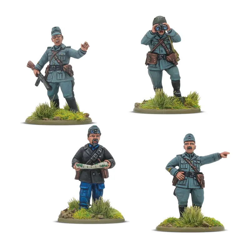 Italian Platoon Commanders - Bolt Action