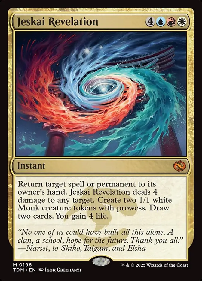 Jeskai Revelation Tarkir Dragonstorm #196