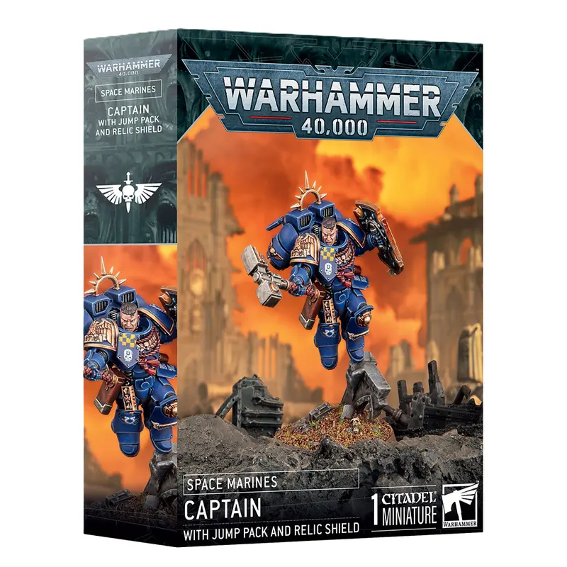 Jump Pack Captain With Relic Shield