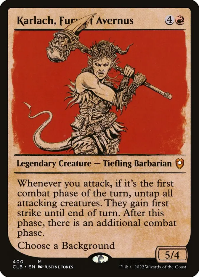 Karlach, Fury of Avernus - Commander Legends #400