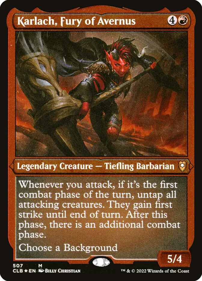 Karlach, Fury of Avernus - Commander Legends #507