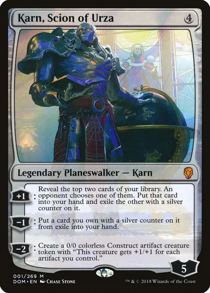Karn, Scion of Urza Dominaria #001
