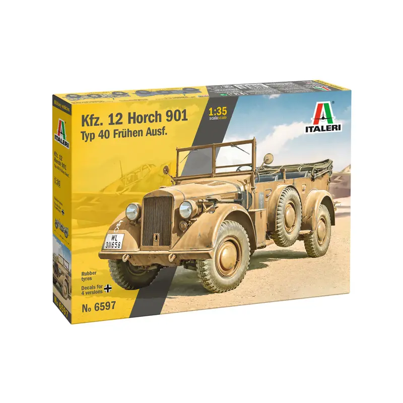 Kfz. 12 Horch 901 Typ 40 Frühen Ausf. - Italeri 1/35 Scale Model