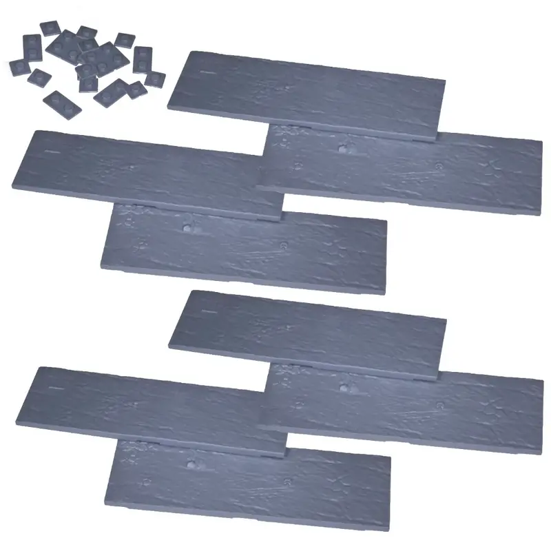 Kings of War Modular Plastic Base Set 120x40mm Pack of 8