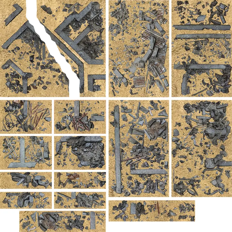 Kraken Terrain Marker Desert Plain Set