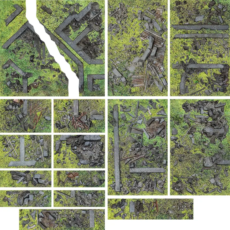 Kraken Terrain Marker Grass Plain Set