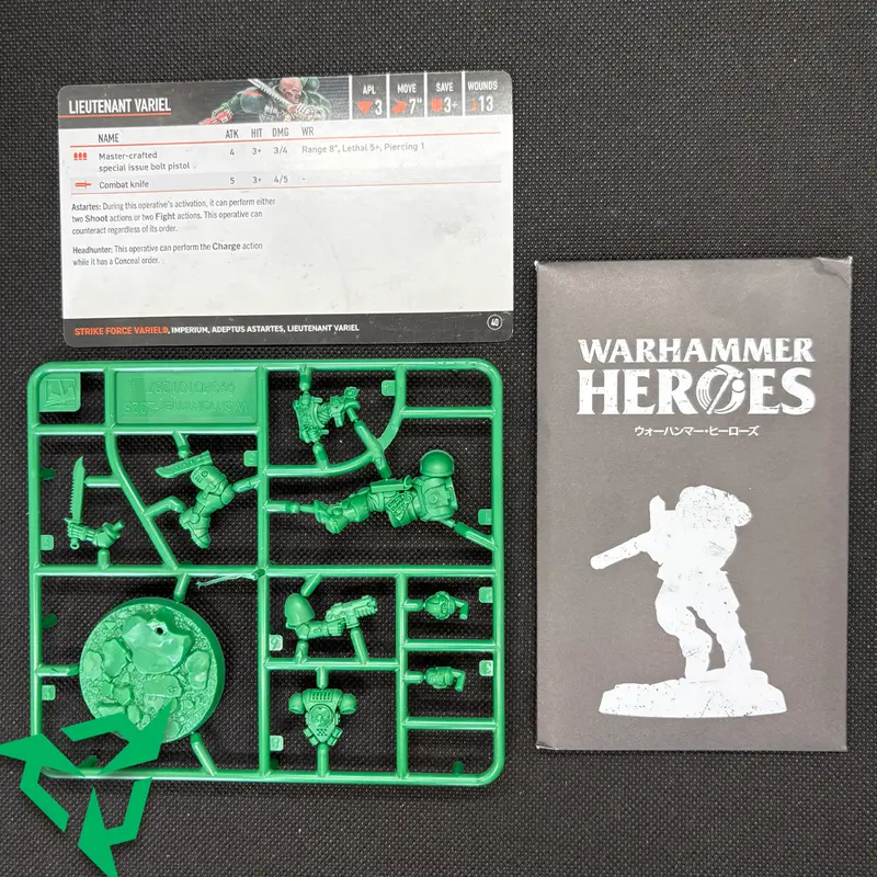 Lietenant Variel Preloved Dark Angel On Sprue