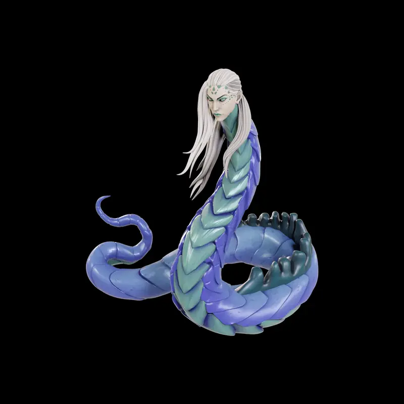 Lunar Naga - Wizkids Pathfinder Battles