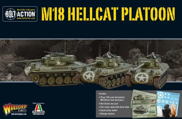 M18 Hellcat Platoon - United States (Bolt Action)