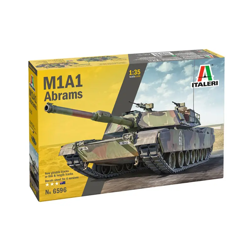 M1A1 Abrams US Battle Tank - Italeri 1/35 Scale Model