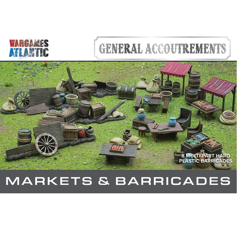 Markets & Barricades General Accoutrements - Wargames Atlantic