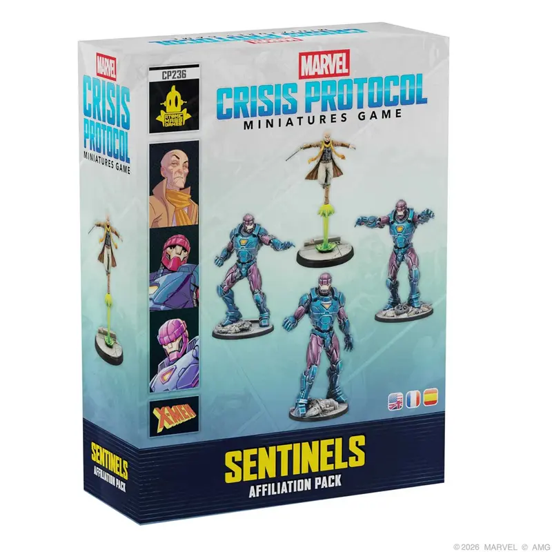 Marvel Crisis Protocol X-Men Sentinels Affiliation Pack