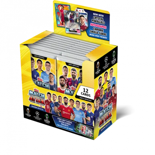 Match Attax 2021/22 Card Packets Box