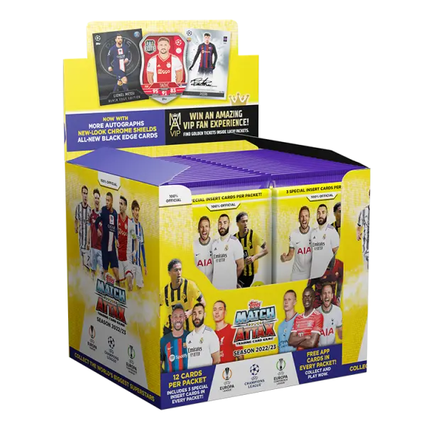 Match Attax 2022/23 Card Packets Box
