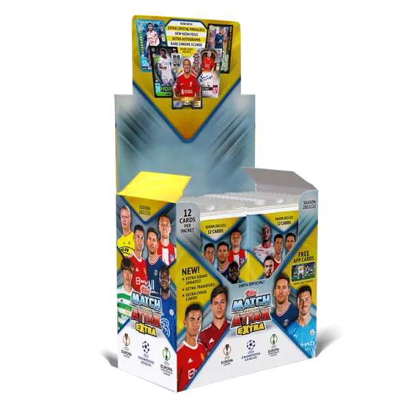 Match Attax Extra Card Packets Box 21/22