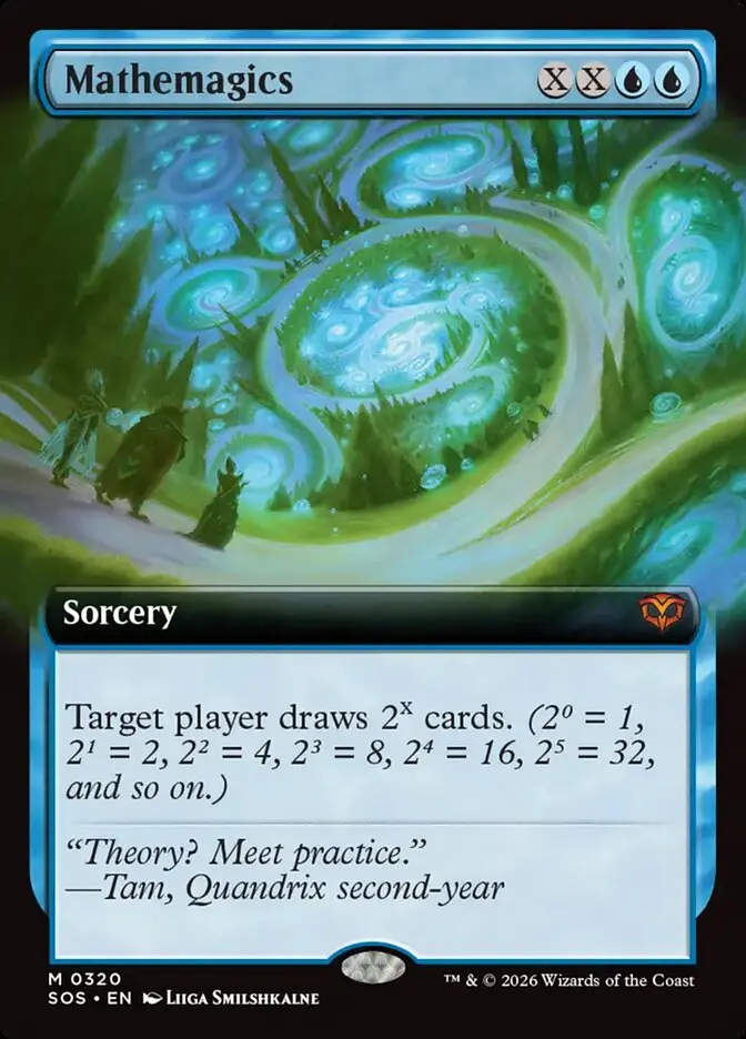 Mathemagics Secrets of Strixhaven Extended Art #320