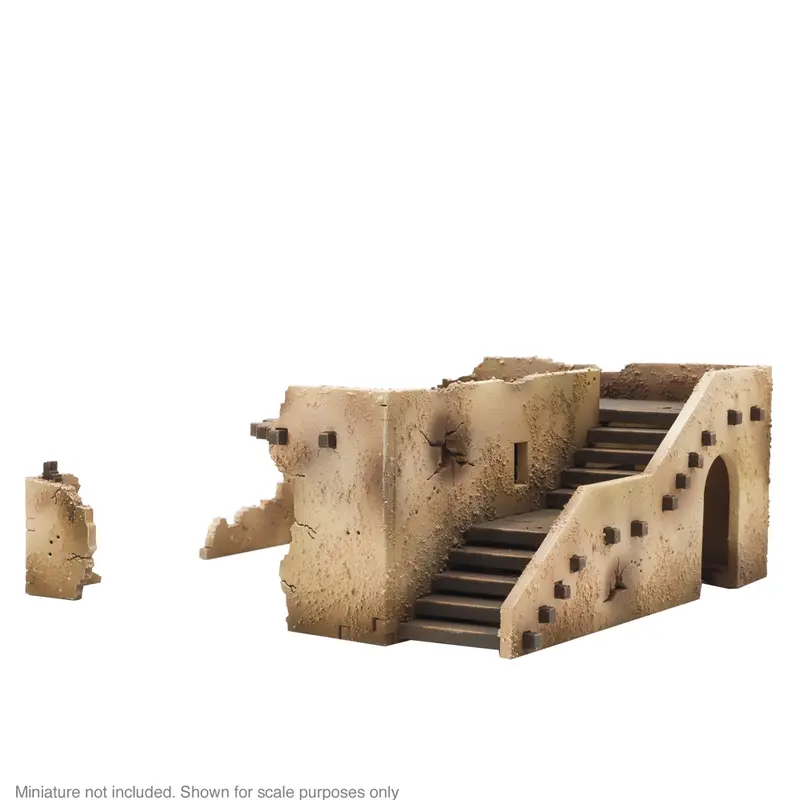 MDF Building Ruins Gaming Terrain