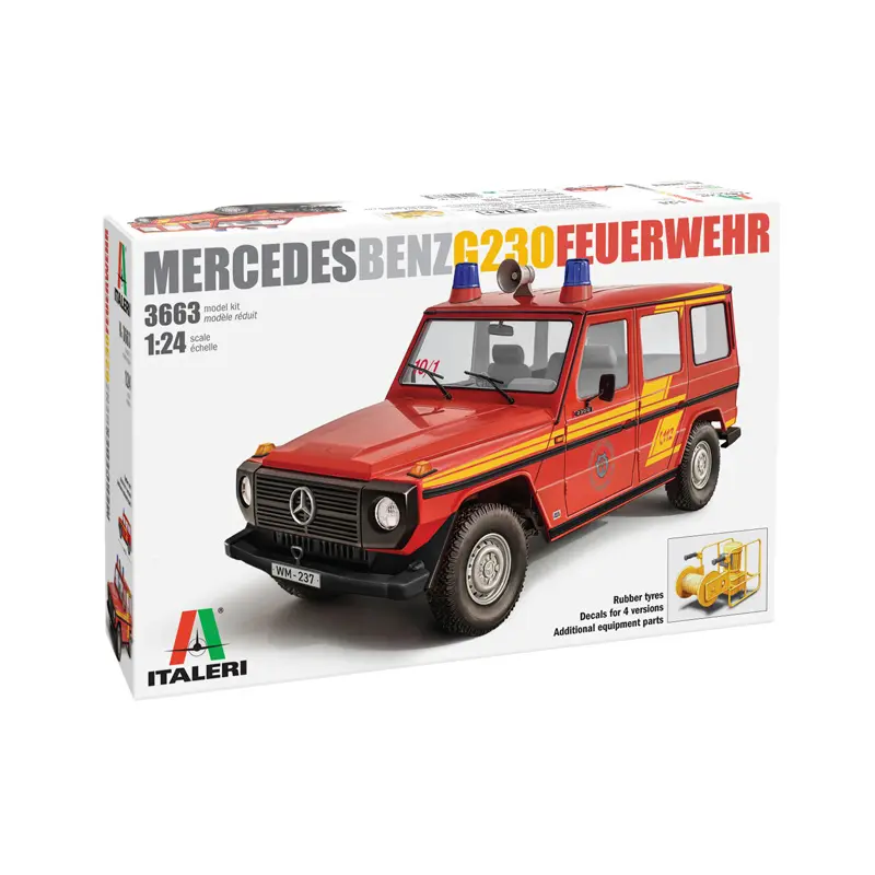 Mercedes Benz G230 Feuerwehr - Tamiya 1/24 Scale Model Kit