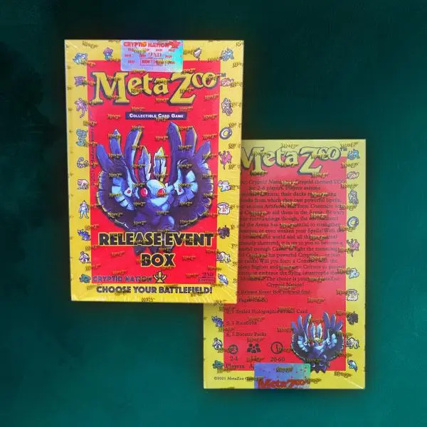MetaZoo TCG Cryptid Nation 2nd Edition Release Event Box