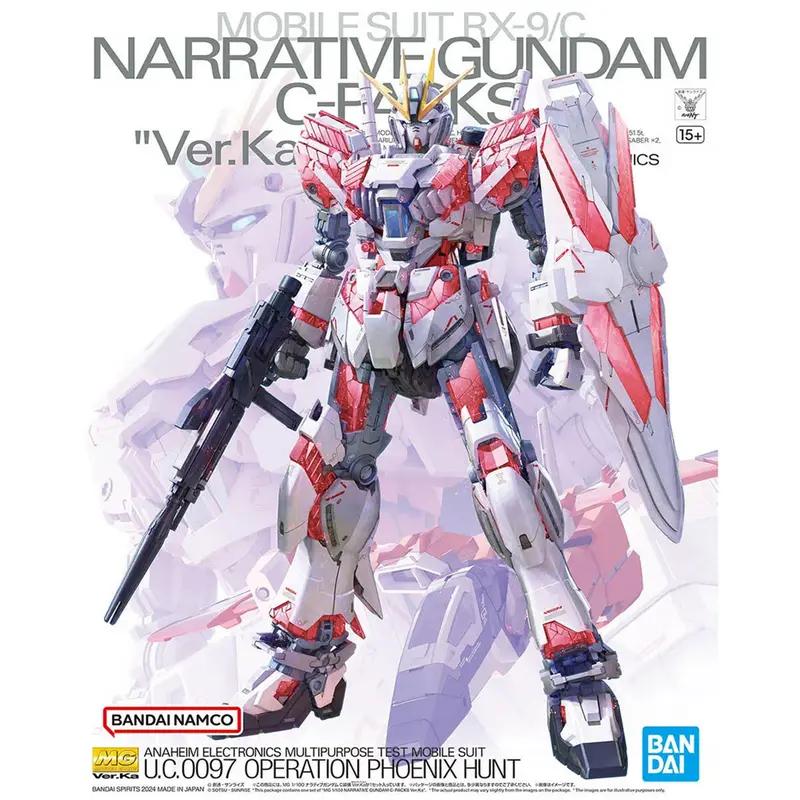 MG Narrative Gundam C-Packs Version Ka – 1/100 Bandai Gunpla