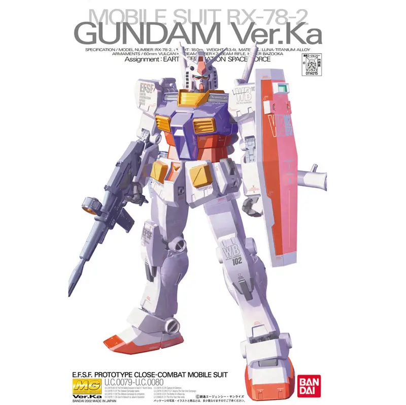 MG RX-78-2 Gundam Version Ka – 1/100 Bandai Gunpla