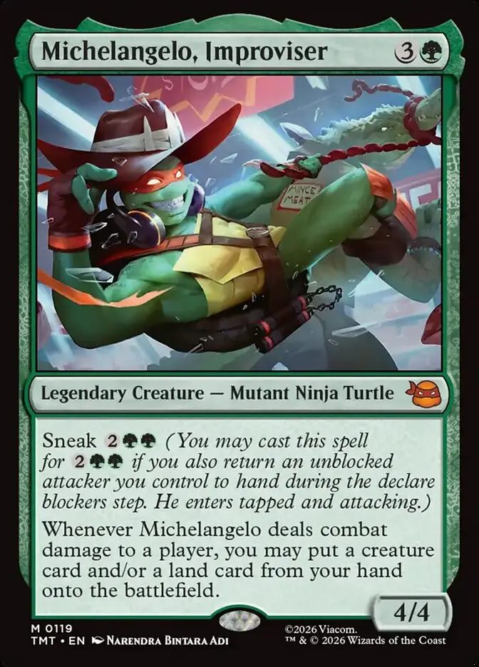 Michelangelo, Improviser Teenage Mutant Ninja Turtles #119