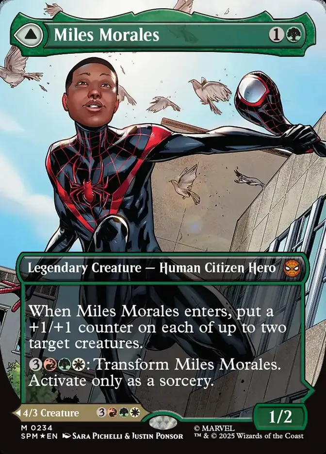Miles Morales // Ultimate Spider-Man Borderless - Spider-Man #234