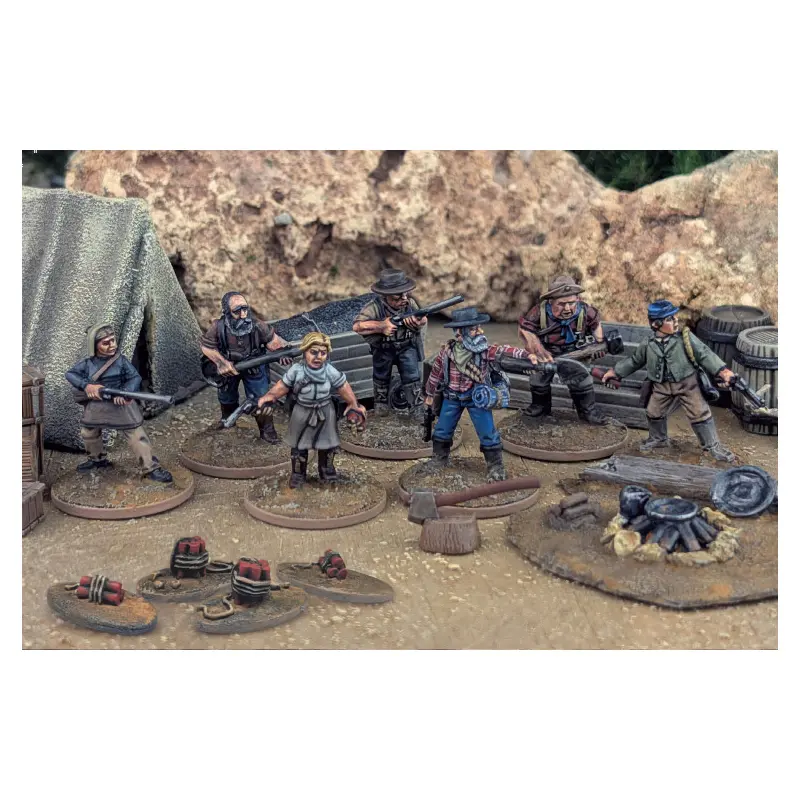 Miners Faction Dead Man's Hand Miniatures Set