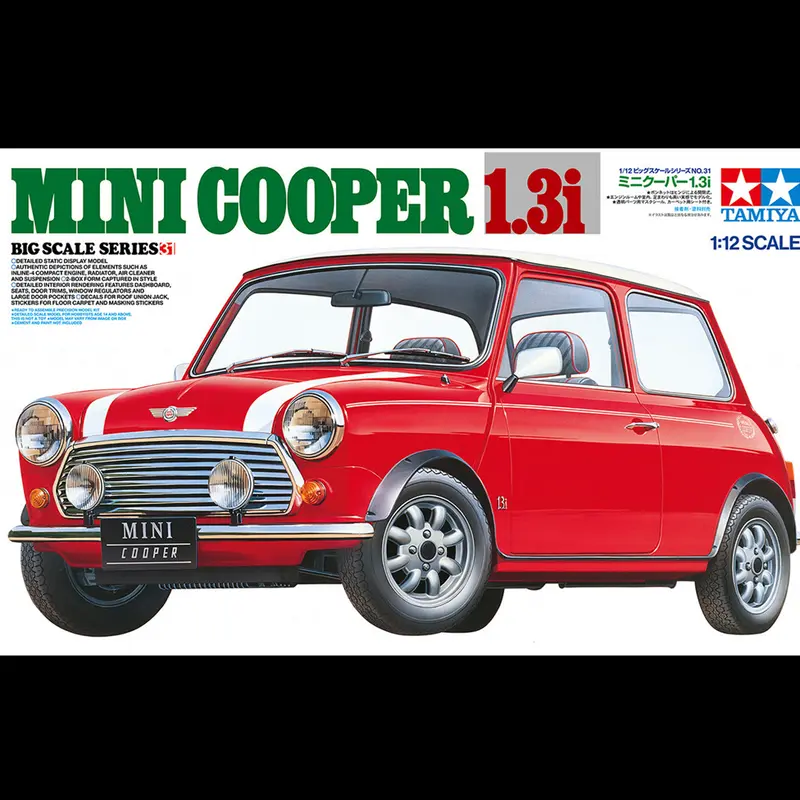 Mini Cooper 1.3i - Tamiya 1/12 Model Kit